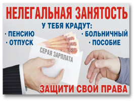 Информация о противодействии нелегальной занятости Информация о противодействии нелегальной занятости.
